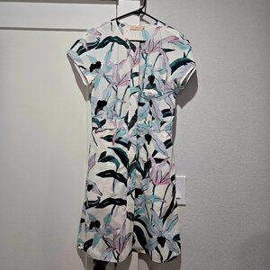 Tory Burch Purple Floral Everyday Dress